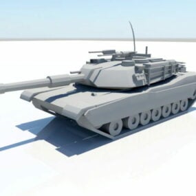 M1 Abrams Tank 3d malli