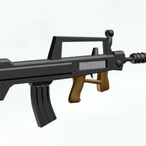 Type 95 aanvalsgeweer 3D-model