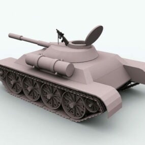 Model 3D głównego czołgu bojowego