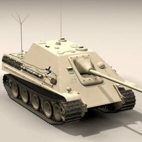 Jagdpanther Tank Destroyer 3D-malli