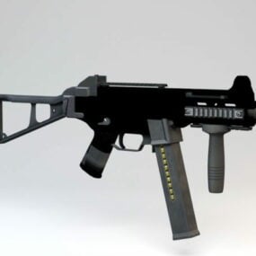 Hk Ump Submachine Gun 3d model