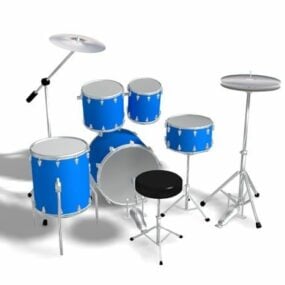 Set Drum Jazz model 3d