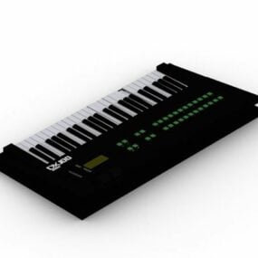 इलेक्ट्रॉनिक कीबोर्ड 3डी मॉडल