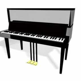 Όρθιο πιάνο τρισδιάστατο μοντέλο