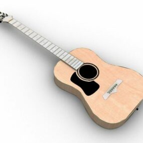 3d модель класичної гітари