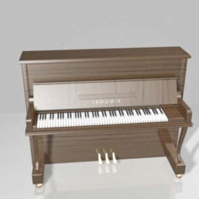 Model 3d Piano Tegak