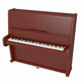 골동품 직립 피아노 3d 모델