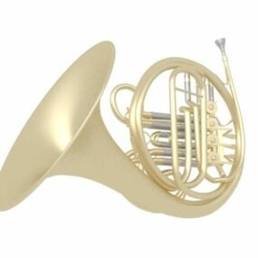 French Horn 3d model