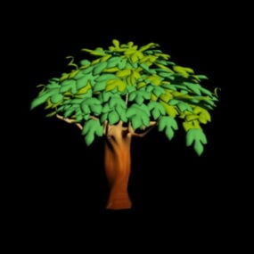 مدل سه بعدی درخت کارتونی