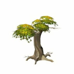 低ポリ樹木3Dモデル