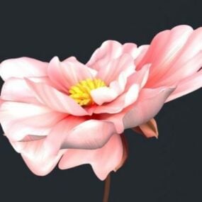 Groot mooi bloem 3D-model