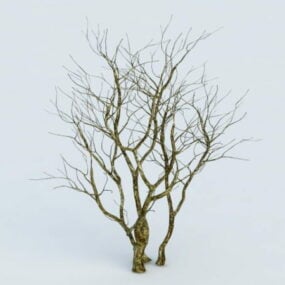 3д модель умирающего дерева