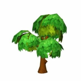 애니메이션 나무 3d 모델
