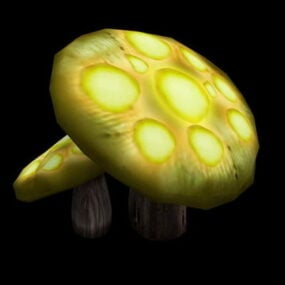 Anime Mushroom 3d-modell