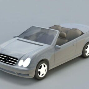 Model 3D Mercedesa Cabrio