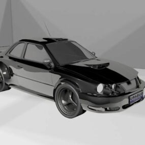 Subaru Wrx Sti Sportwagen 3D-Modell