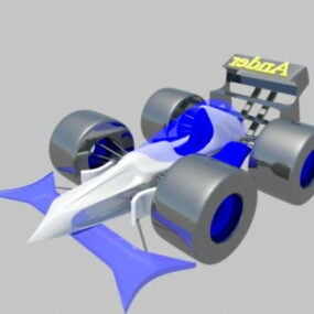 Modello 1d dell'auto di Formula 3