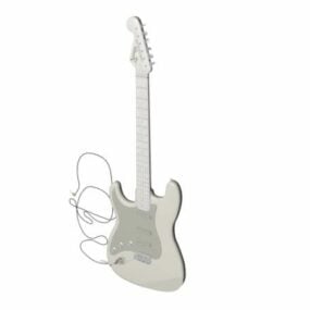 Çamurluk Elektro Gitar 3d modeli