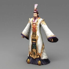Oude China Lord 3D-model