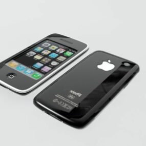 Apple Iphone 6 màu đen mẫu 3d