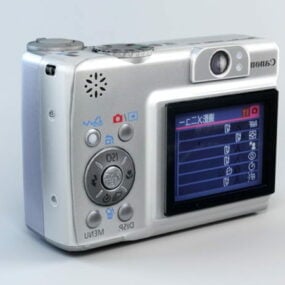 Canon Powershot A550 Digitalkamera 3D-Modell