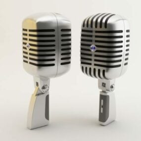 Music Microphone 3d model