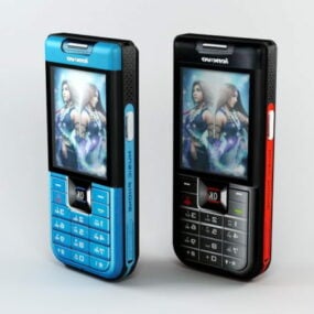 Lenovo I908 Telefon 3D-Modell