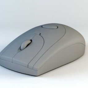 Ασύρματο ποντίκι υπολογιστή τρισδιάστατο μοντέλο