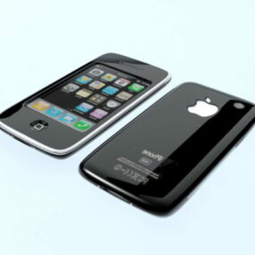 Mẫu iPhone 6 màu đen 3d