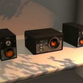 Hifi Speaker Gadget Set model 3d