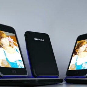 Meizu M8 Smartphone 3d-modell