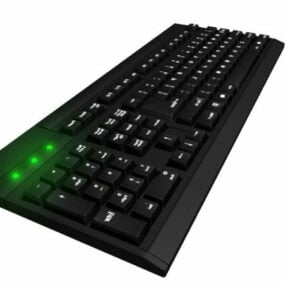 Black Keyboard 3d model