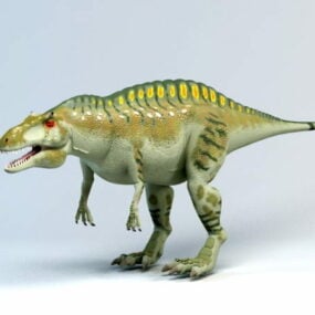 Modello 3d del dinosauro Acrocanthosaurus