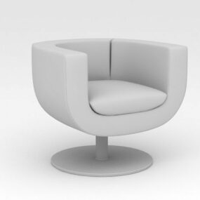 Swivel Club Chair 3d model