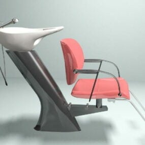 Salon Shampoo Chair 3d model