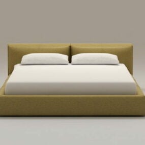 Contemporary Bed 3d model