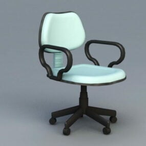 Ergonomische bureaustoel 3D-model