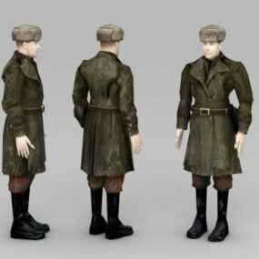 纳粹士兵3d模型