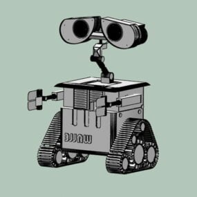Wall-e 3d μοντέλο