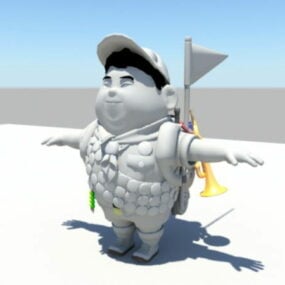 Model 3d Russell From Up Rig