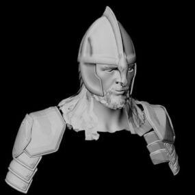 Roman Soldier Head 3d-model