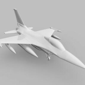 F-16-Jäger 3D-Modell