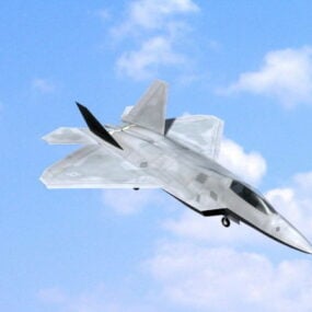 F-22 American Fighter Aircraft 3d model