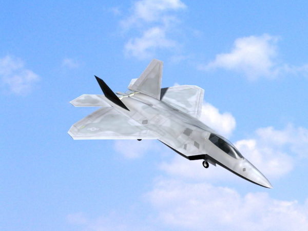 F-22 American Fighter Aircraft