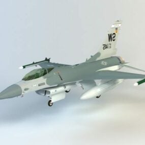 일반 역학 F-16 파이팅 팔콘 3d 모델