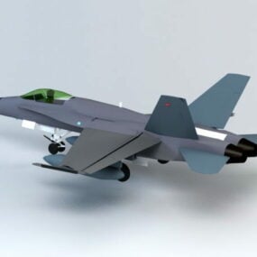 F18 Fighter 3d model