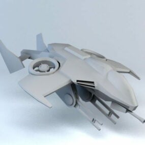 Futuristic Starfighter 3d model
