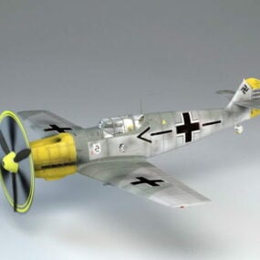 Me 109戦闘機3Dモデル