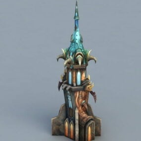 Model 3D Menara Wizard