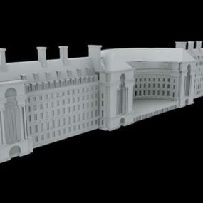 نموذج قاعة المقاطعة القديمة في لندن ثلاثي الأبعاد